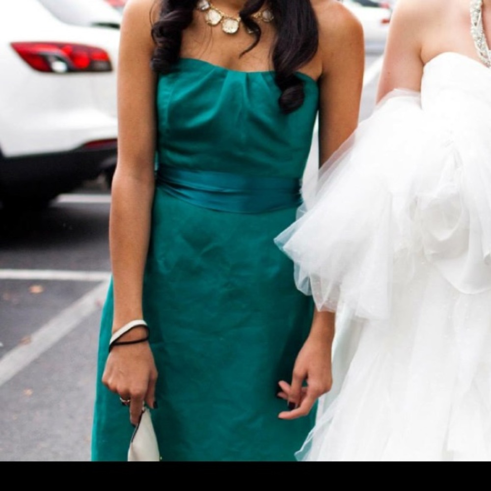 Strapless J.Crew Bridesmaid Dress